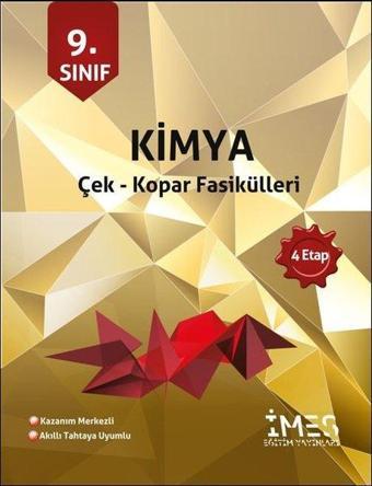 9.Sınıf Kimya Çek - Kopar Fasikülleri 4 Etap - Kolektif  - İmes Eğitim Yayınları