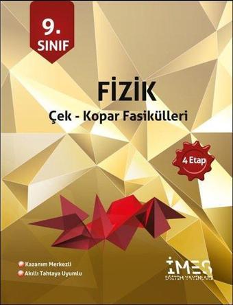 9.Sınıf Fizik Çek - Kopar Fasikülleri 4 Etap - Semahi Serhat Aksoy - İmes Eğitim Yayınları