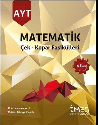 AYT Matematik Çek - Kopar Fasikülleri 4 Etap - Akif Karaburun - İmes Eğitim Yayınları