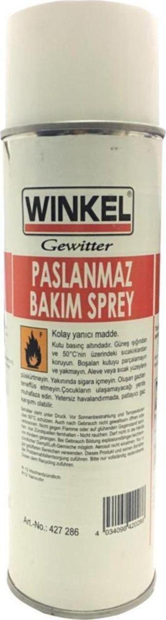 Winkel Paslanmaz Bakım Spreyi 427 286 Temizleme Spreyi 500 Ml