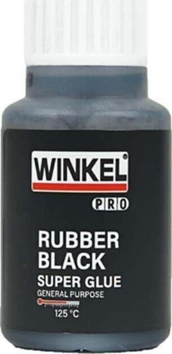 Winkel Rubber Black Plastik Hızlı Yapıştırıcı Siyah Renk 20Gr