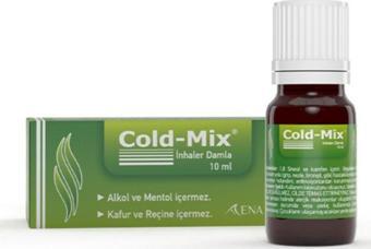 Cold-Mix Inhaler Okaliptüs Ve Ladin Yağları Içeren Inhaler Damla 10Ml