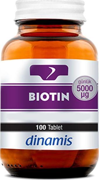 DİNAMİS Dinamis Biotin 2500 Mg 100 Tablet