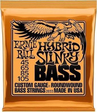 Ernie Ball P02833 Hybrid Slinky Nickel 45-105 (4 Telli) Bas Gitar Teli