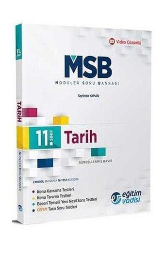 11.Sınıf Tarih Msb Modüler Soru Bankası - Kolektif  - Eğitim Vadisi