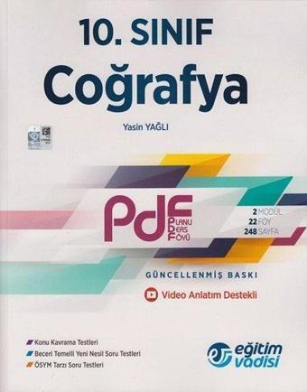 10.Sınıf Coğrafya  Pdf Planlı Ders Föyü Video Anlatım Destekli - Kolektif  - Eğitim Vadisi