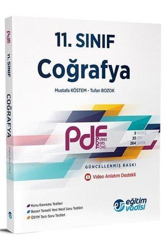 11.Sınıf Coğrafya  Pdf Planlı Ders Föyü Video Anlatım Destekli - Kolektif  - Eğitim Vadisi