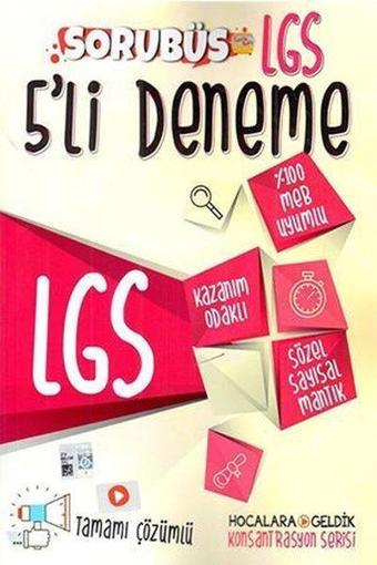 LGS Sorubüs 5'Li Paket Deneme - Kolektif  - 3D Yayınları