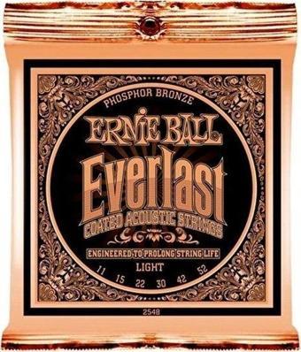 Ernie Ball P02548 Everlast Akustik Gitar Teli (Light)