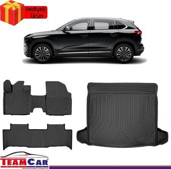 Teamcar Togg T10X Premium 4D Havuzlu Paspas ve Bagaj Havuzu Set