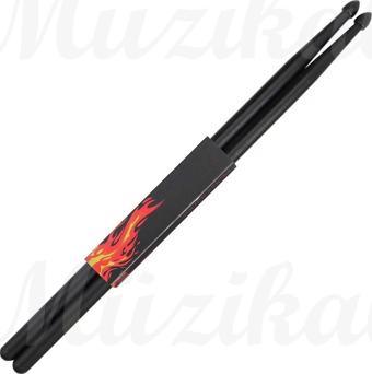 Mendini Baget Siyah Polyamide Kırılmaz 5 A - Davul - Bateri Bageti Drumsticks 5a Pürüzsüz Yüzey