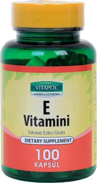 Vitapol E Vitamini 400 IU 268 Mg 100 Kapsül