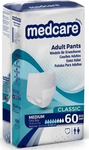 Medcare Emici Külot 60 Adet Medium