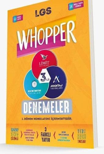 Limit 8. Sınıf Whoopper 3'lü Deneme Seti - Kolektif  - Limit Yayınları