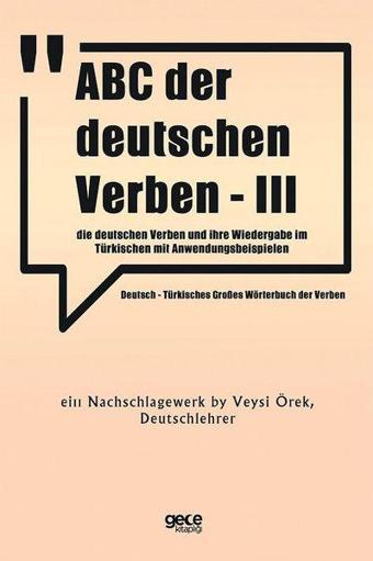 ABC Der Deutschen Verben - 3 - Veysi Örek - Gece Kitaplığı