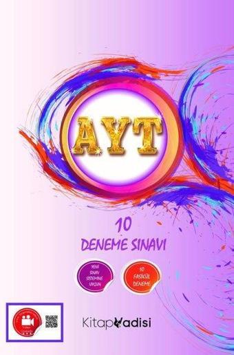 AYT 10 Deneme Sınavı - Video Çözümlü - Kolektif  - Kitap Vadisi Yayınları