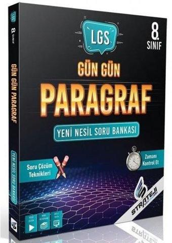 8.Sınıf LGS Gün Gün Paragraf Soru Bankası - Kolektif  - Strateji Yayınları