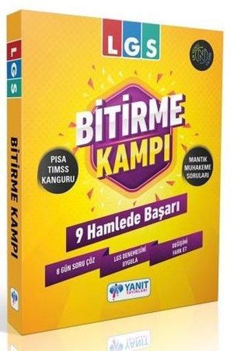 8. Sınıf LGS 9 Hamlede Başarı Bitirme Kampı - Kolektif  - Yanıt Yayınları