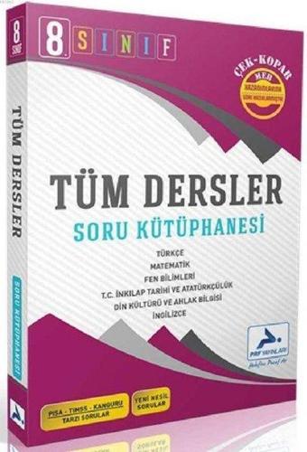 8. Sınıf Tüm Dersler Soru Kütüphanesi - Kolektif  - PRF Paraf Yayınları