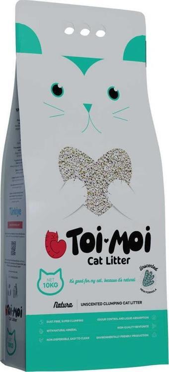 TOİ MOİ KOKUSUZ KEDİ KUMU 10 KG