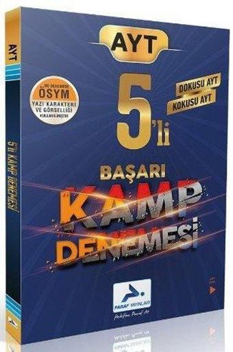 AYT Dokusu Kokusu AYT Başarı 5'li Kamp Denemesi - PRF Paraf Yayınları