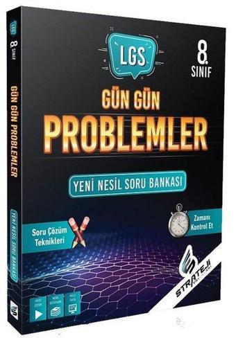 8.Sınıf LGS Gün Gün Problemler Yeni Nesil Soru Bankası - Kolektif  - Strateji Yayınları