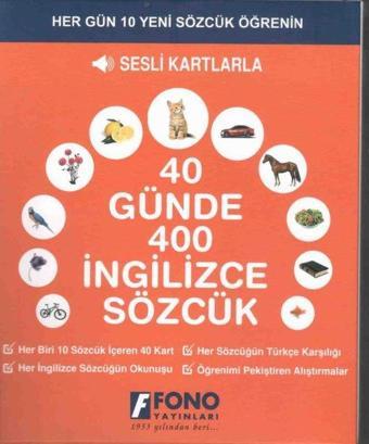 40 Günde 400 İngilizce Sözcük - Fono Yayınları