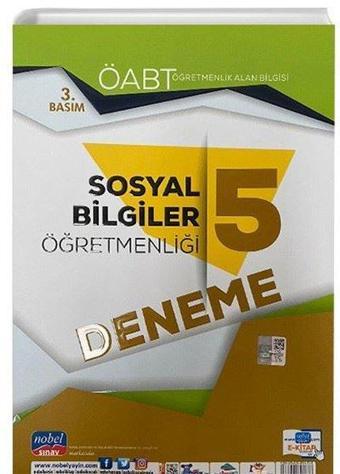 2021 ÖABT Sosyal Bilgiler Öğretmenliği 5 Deneme - Kolektif  - Nobel Sınav