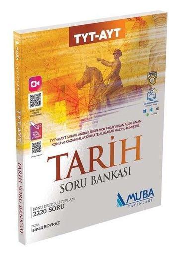 2022 TYT-AYT Tarih Soru Bankası - Muba Yayınları