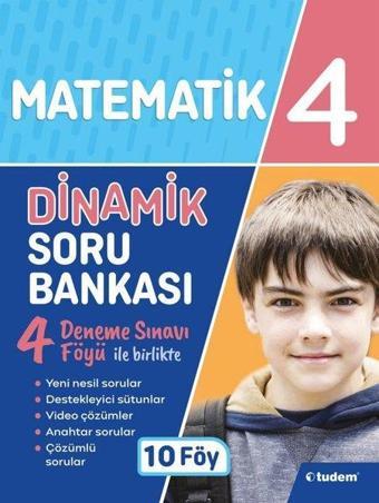 4.Sınıf Matematik Dinamik Soru Bankası - Kolektif  - Tudem Yayınları - Ders Kitapları