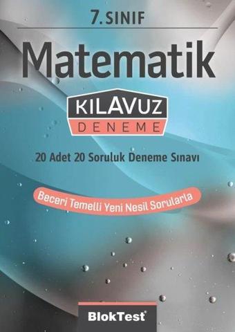 7.Sınıf Bloktest Matematik Kılavuz Deneme - Kolektif  - Bloktest Yayınları