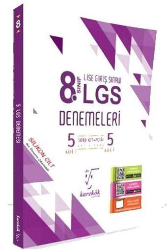 8.Sınıf LGS 5 Li Denemeleri - Kolektif  - Karekök Eğitim Yayınları