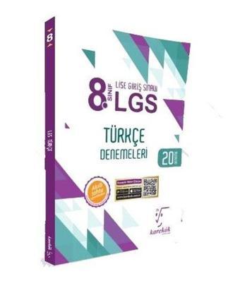 8.Sınıf LGS Türkçe Denemeleri - Kolektif  - Karekök Eğitim Yayınları