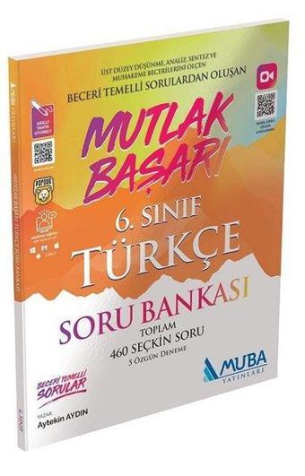 2022 6.Sınıf Mutlak Başarı Türkçe Soru Bankası - Kolektif  - Muba Yayınları
