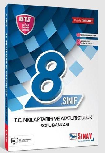 8.Sınıf LGS T.C. İnkılap Tarihi ve Atatürkçülük Soru Bankası - Kolektif  - Sınav Dergisi Yayınları