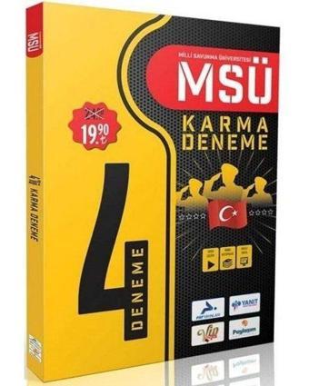 Msü (Milli Sav. Üniv.) Karma 4 Fasikül Deneme - Kolektif  - PRF Paraf Yayınları