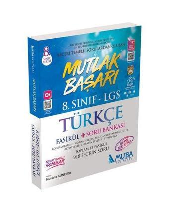 8.Sınıf LGS Mutlak Başarı Türkçe Fasikül ve Soru Bankası  - Kolektif  - Muba Yayınları