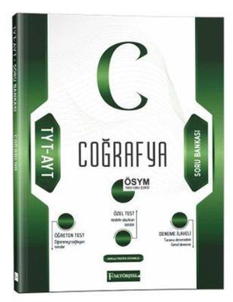 TYT AYT Coğrafya Soru Bankası - Kolektif  - Faktöriyel Yayınları
