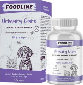 Foodline Urinary Care 75 Tablet | Kedi ve Köpekler için İdrar Sağlığını Destekleyici