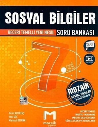 2022 7.Sınıf Sosyal Bilgiler Soru Bankası - Kolektif  - Mozaik - Ders Kitapları