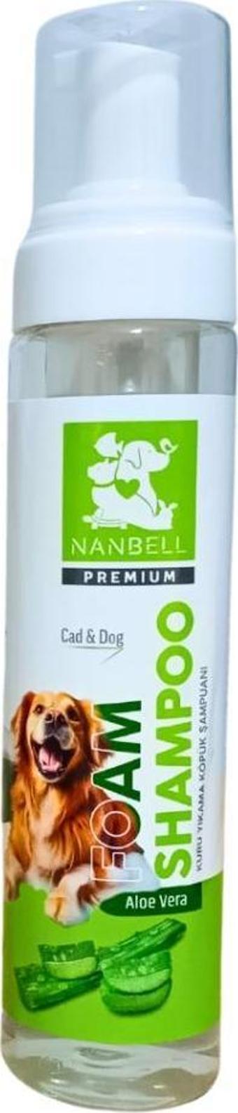 Nanbell Premium Kedi Köpek Köpük Şampuan Aloe Vera 225 Ml