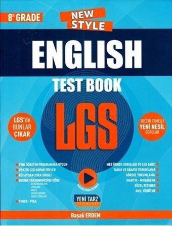 2022 8.Sınıf LGS English Test Book - Kolektif  - Yeni Tarz Yayınları