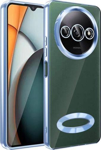 Senon Xiaomi Redmi A3 4G 2024 Kılıf Kamera Korumalı Logo Gösteren Zore Omega Kapak