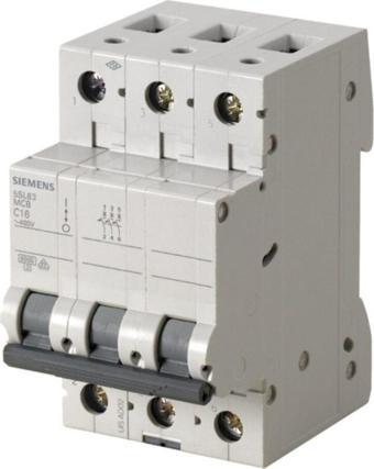 Siemens 5sl6325-7ya 3 Fazlı 25 Amper C Tipi  6ka Otomatik Sigorta