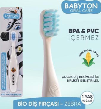 Babyton Bio Diş Fırçası Zebra