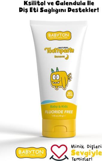 Babyton Doğal Muz Aromalı Diş Macunu