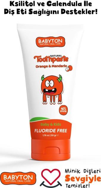Babyton Doğal Portakal & Mandalina Aromalı Diş Macunu