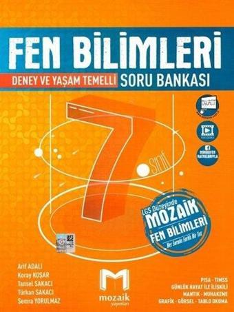 7.Sınıf Fen Bilimleri Soru Bankası - Kolektif  - Mozaik - Ders Kitapları