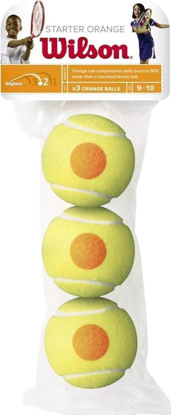 Wilson Wrt-137300 Starter Tenis Topu 3lü Turuncu
