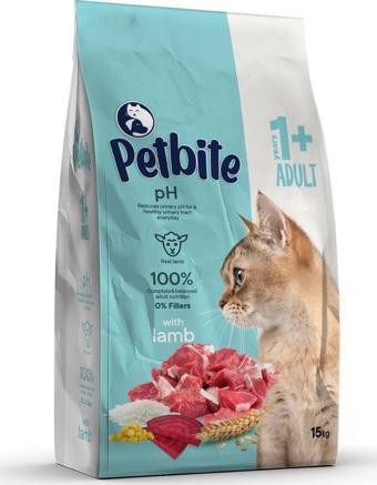 Petbite Yetişkin Kuzulu Kedi Maması 15 Kg